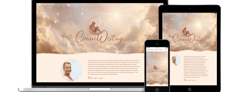 Spirituelles Webdesign, Thema: Mediale Lebensberatung