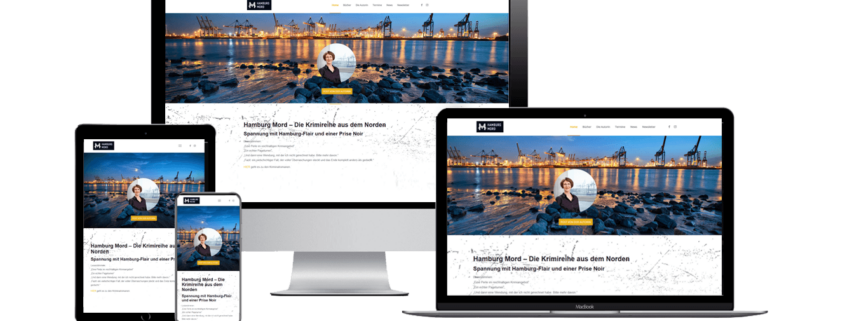 Webdesign Wordpress Autorin für Krimis
