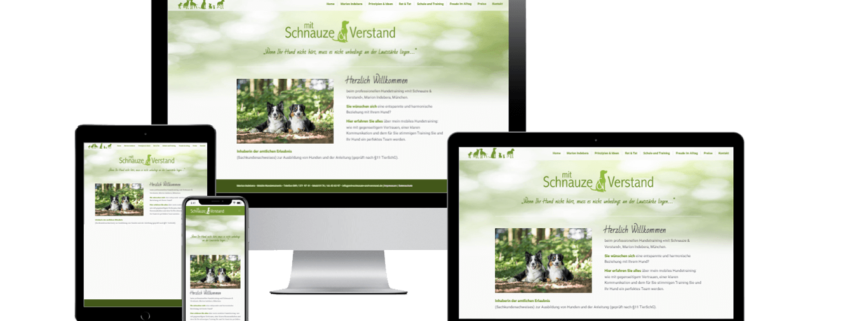Webdesign mit Wordpress Hundeschule München