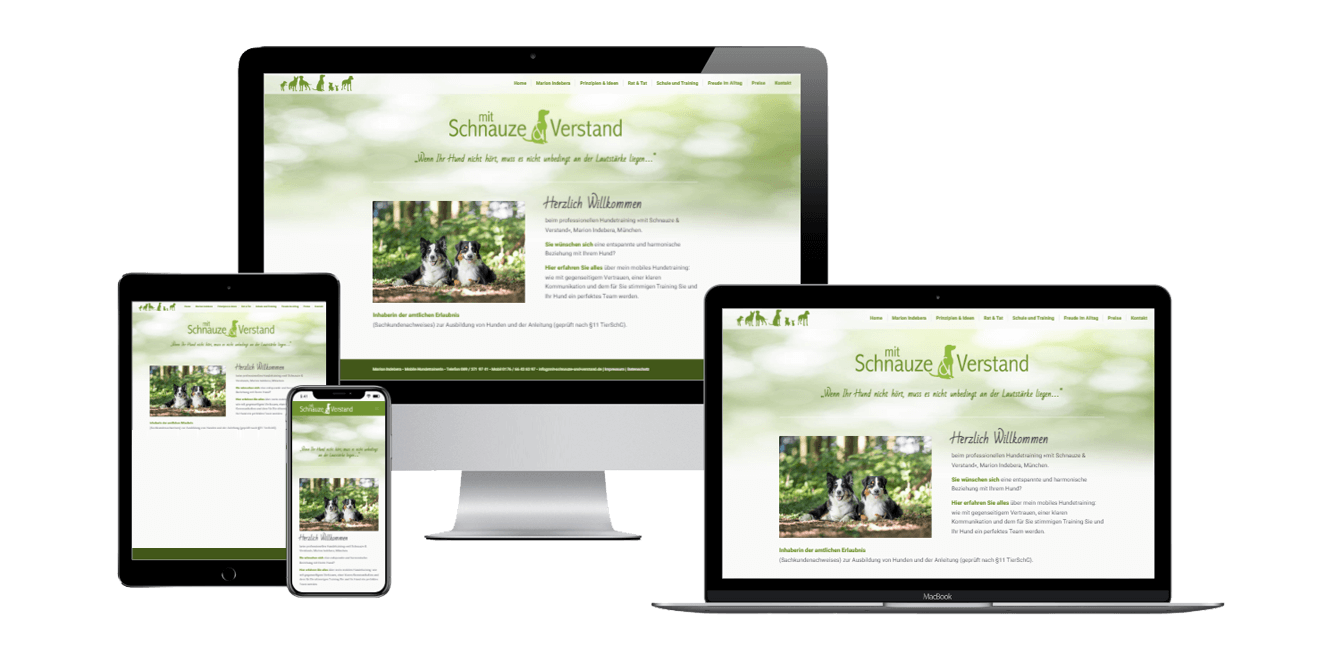 Webdesign mit Wordpress Hundeschule München