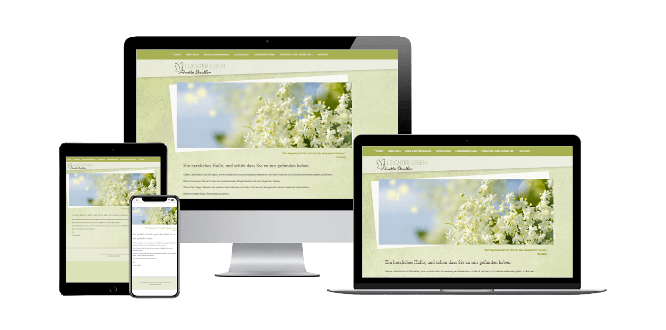 Webdesign mit Wordpress Lebensberatung München