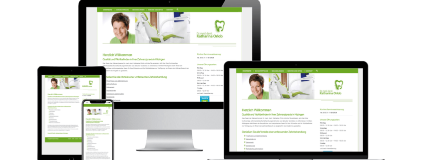 Webdesign mit Wordpress Zahnarzt München